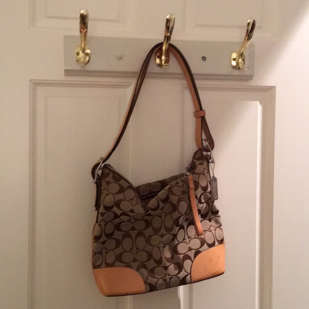 Coach Signature Convertible Bag 100% Authentic - Picture 2 of 4